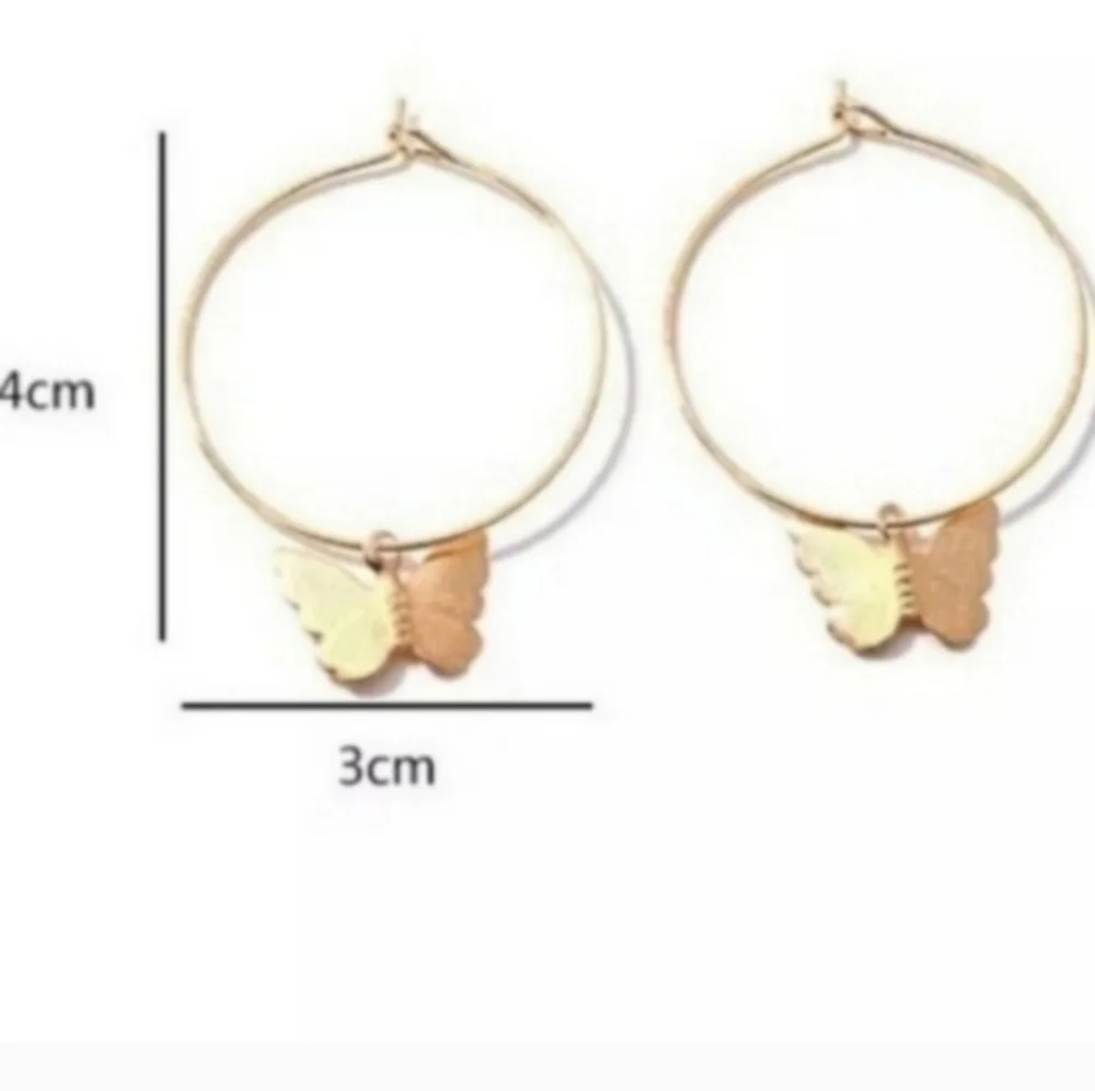 Minimalist Silver Medium Hoop Earrings black white enamel Panda bear Charm NEW …